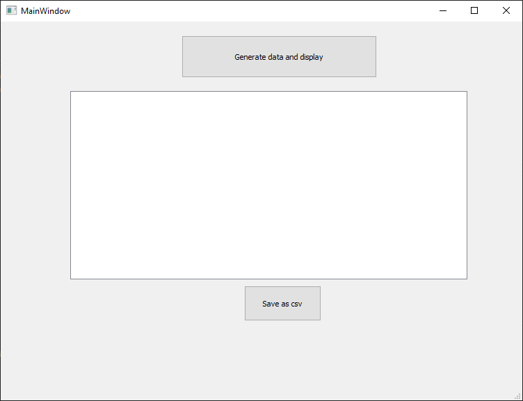 python Saving a pandas dataframe using PyQt5 Stack Overflow