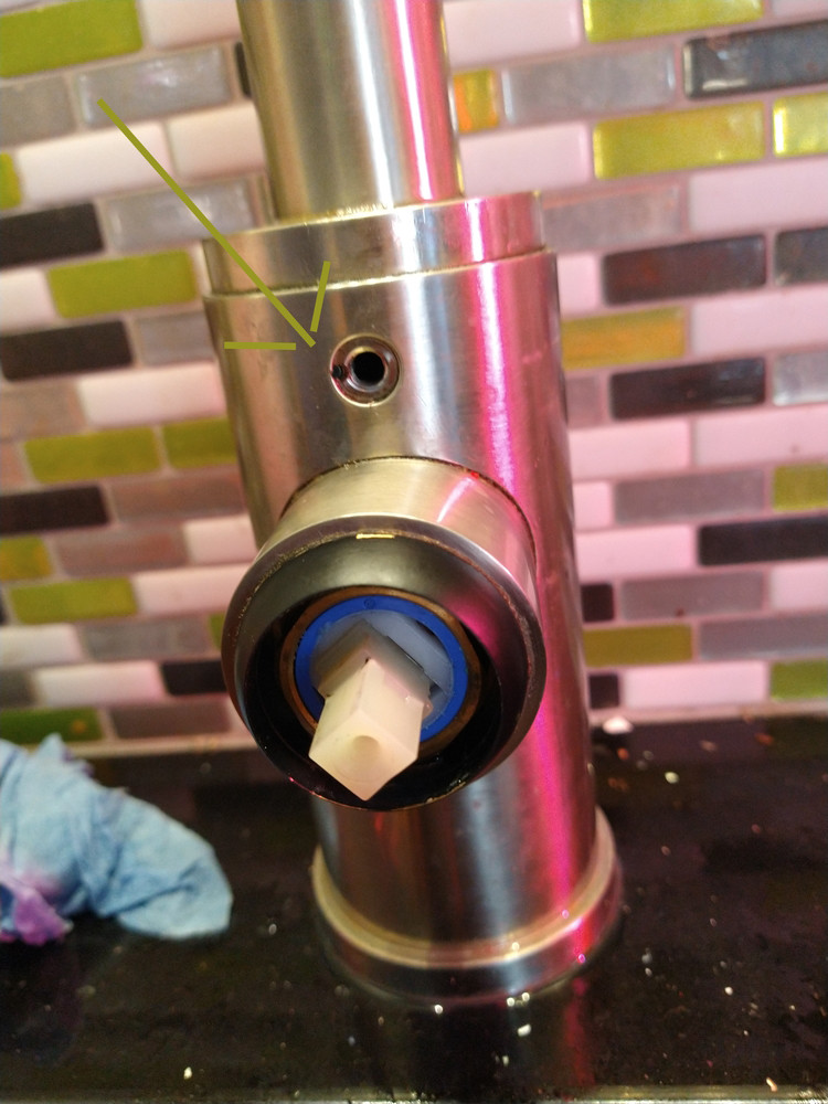 kitchen sink How do I disassemble this faucet to replace the oring