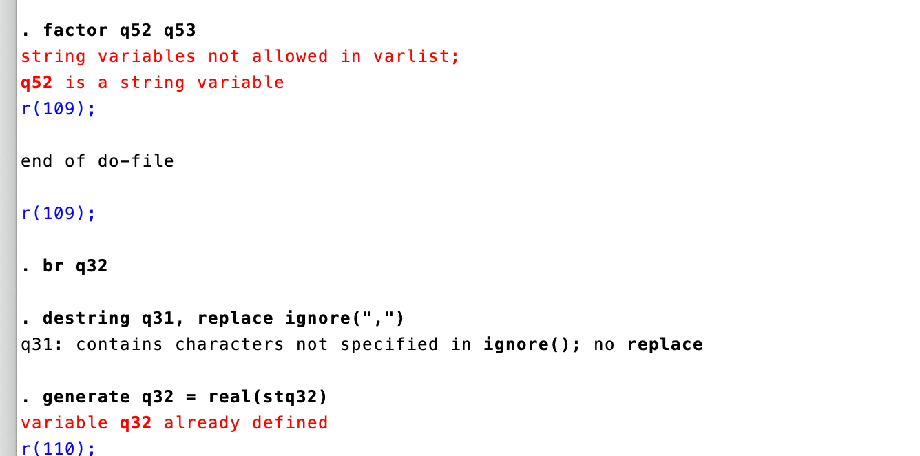 How to destring nonnumeric variables in Stata? Stack Overflow