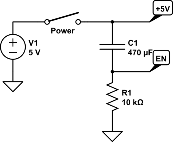 schematics - How does the capacitor discharge in this circuit