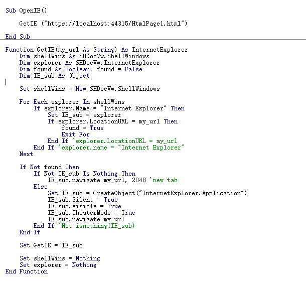 Strange behavior with IE tabs in Excel VBA Stack Overflow