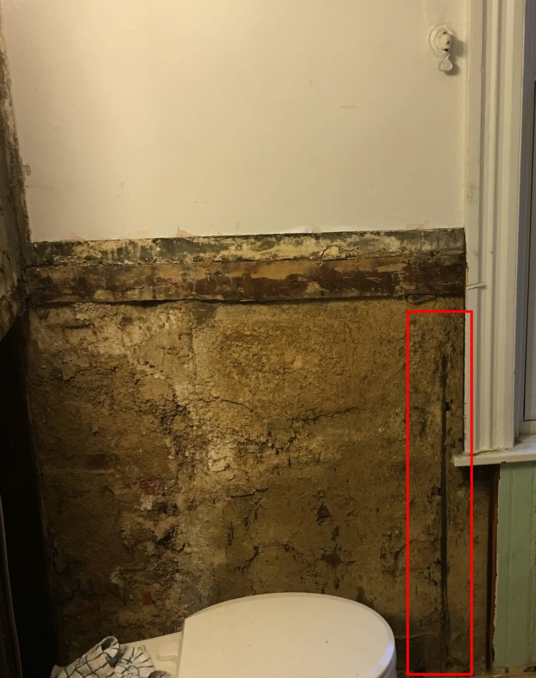 drywall New plaster over top of exposed horsehair plaster in Bathroom Home Improvement Stack