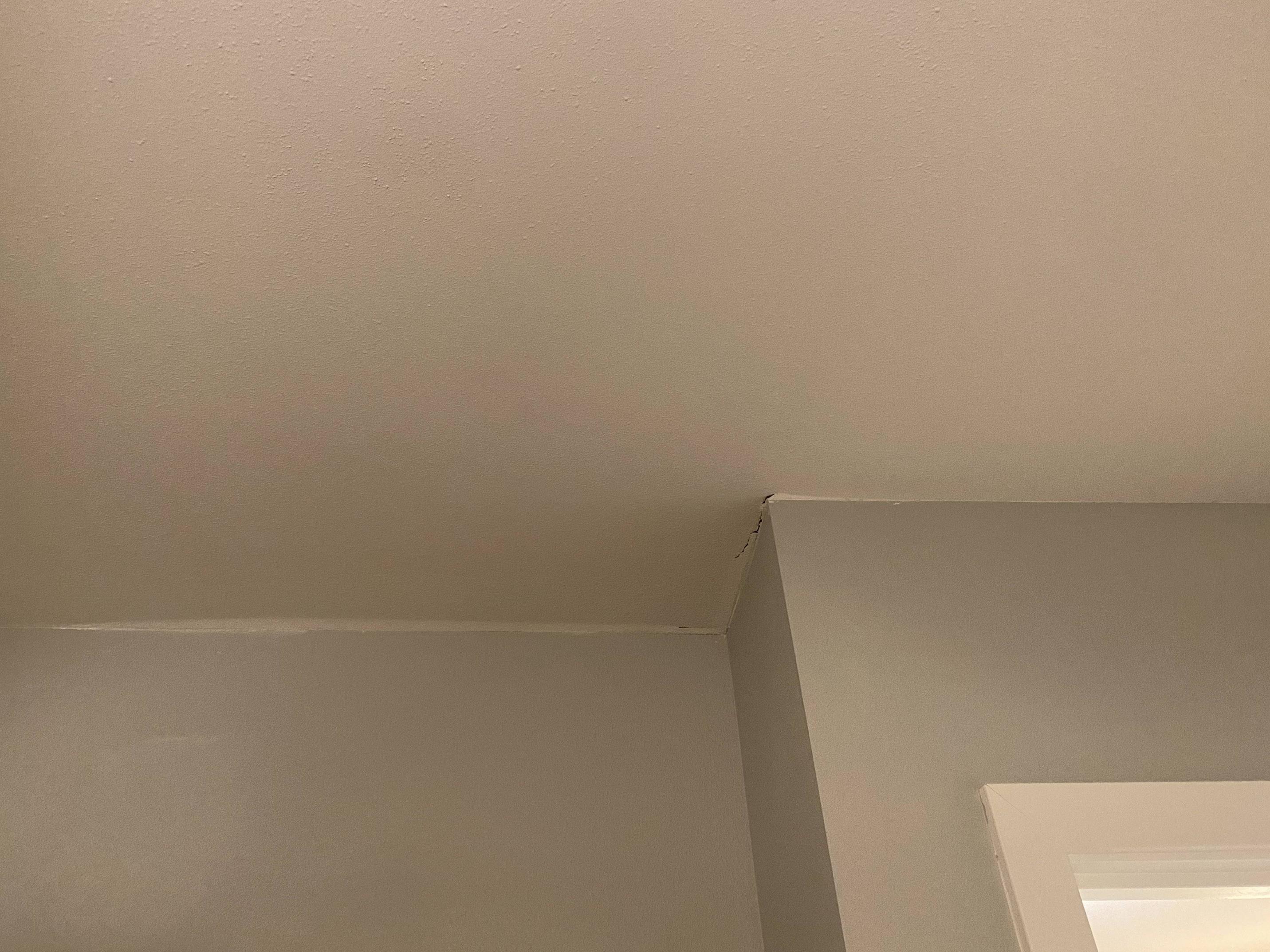Drywall tape peeling along ceiling edge Home Improvement Stack Exchange