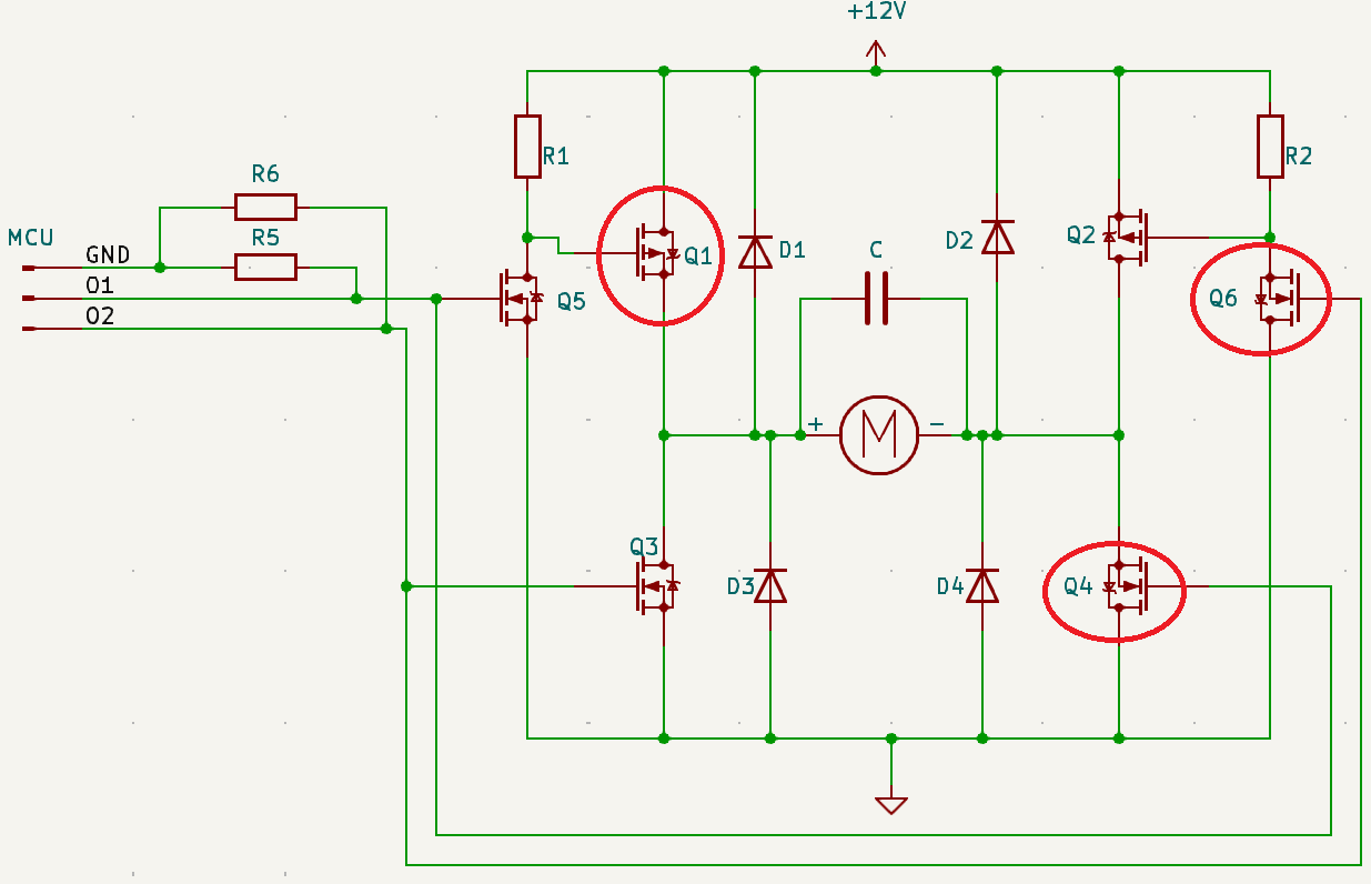Review my power MOSFET motor control circuit - rev3 - Electrical