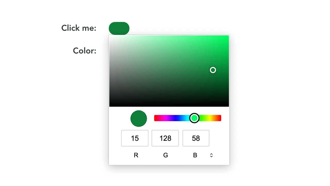 javascript - How do I use the Chrome DevTools color picker tool 