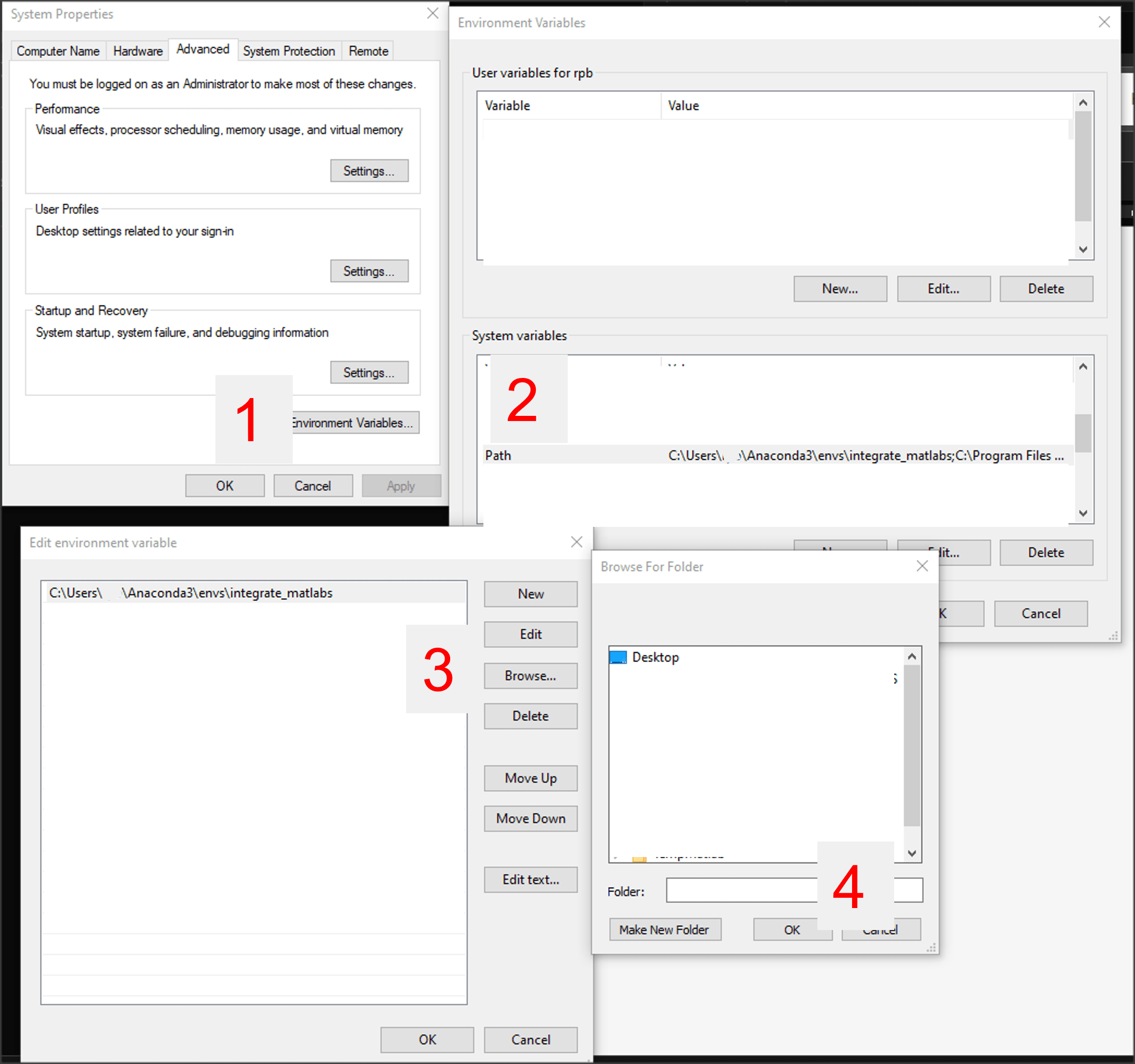Install Matlab engine in Anaconda Python (Windows) - Stack Overflow
