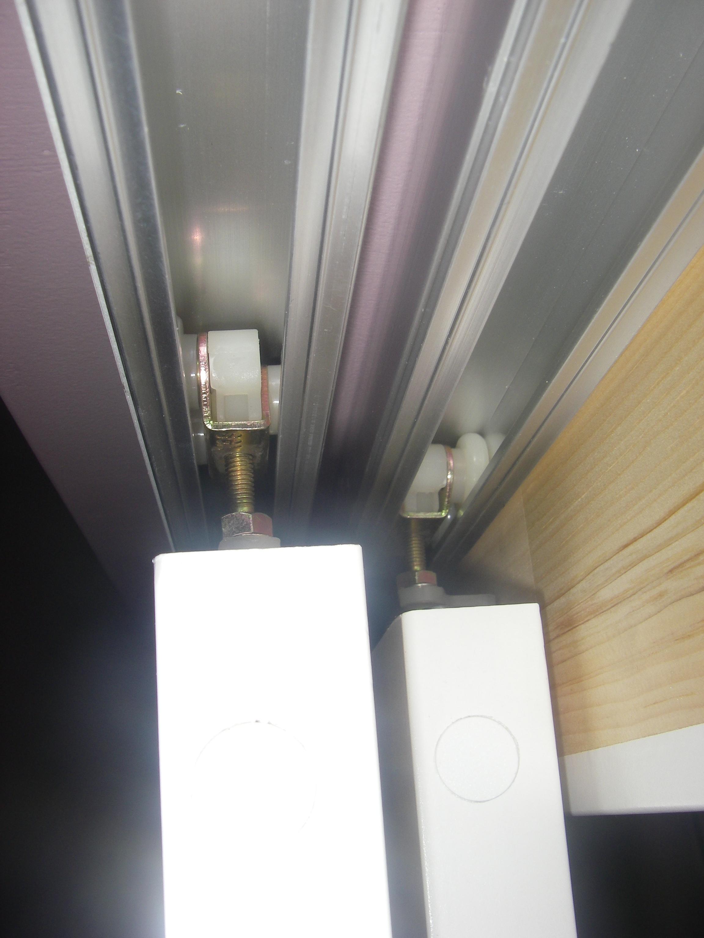 lubrication How do I lubricate plastic rollers for sliding closet