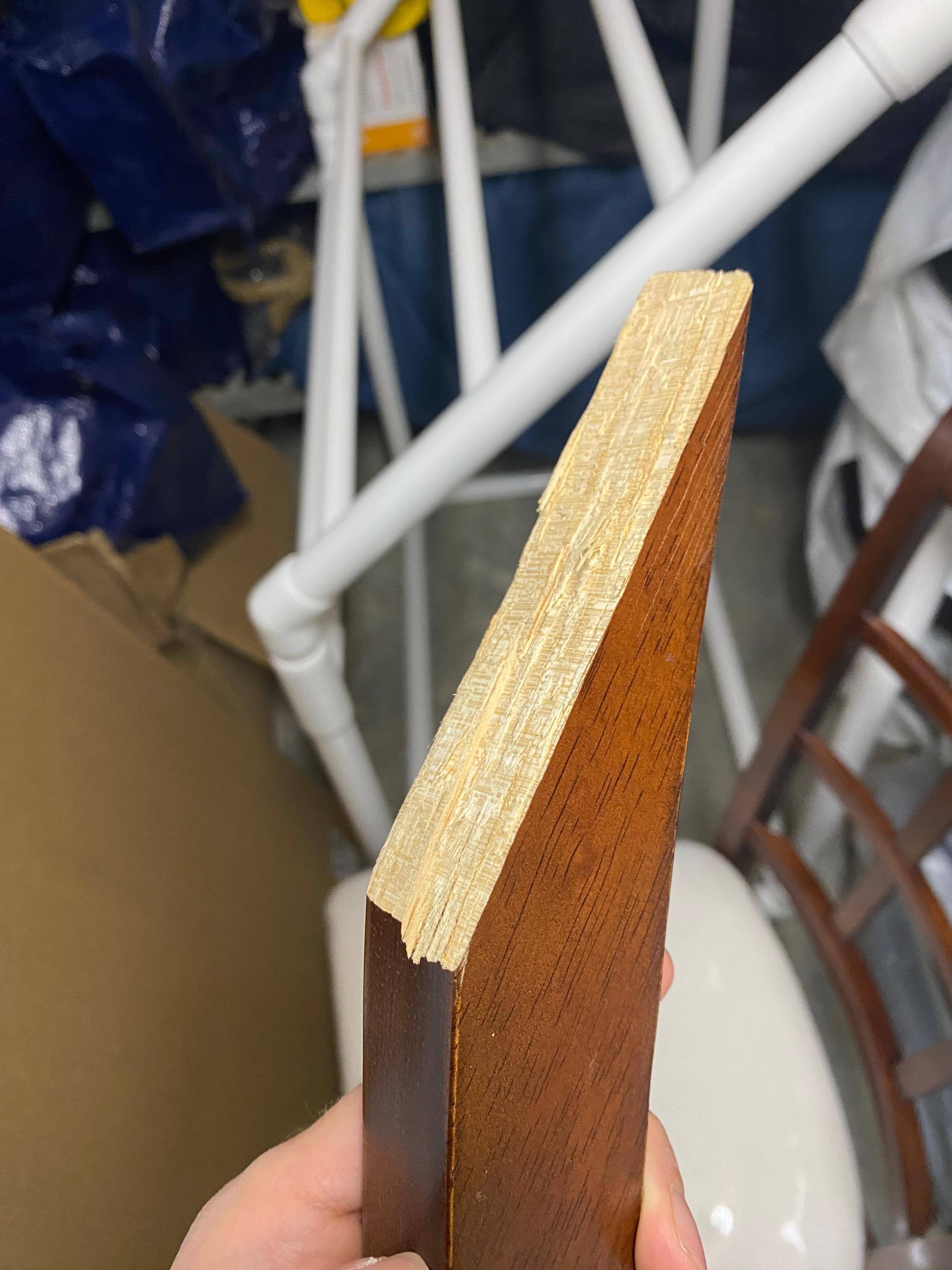 furniture How to fix a wooden chair leg that was cracked