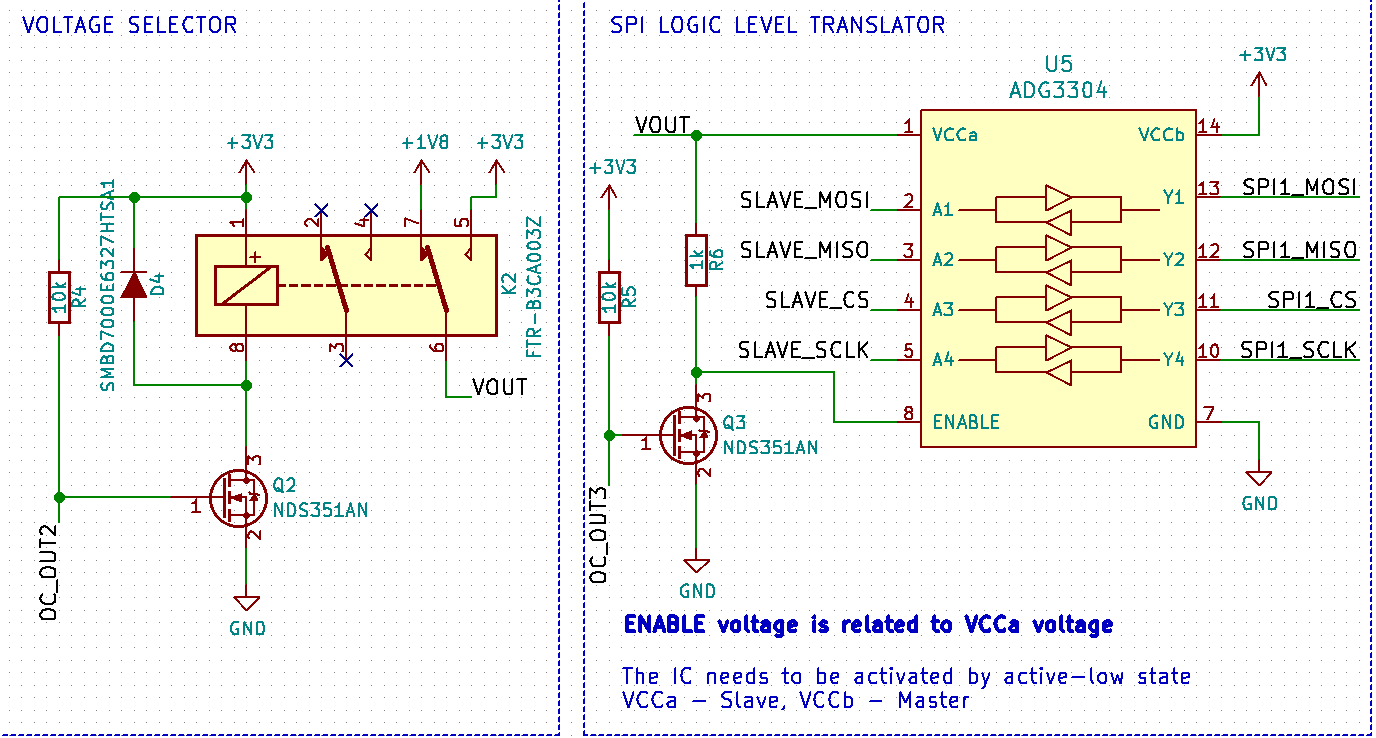spi - Logic level converter with voltage selector - Electrical