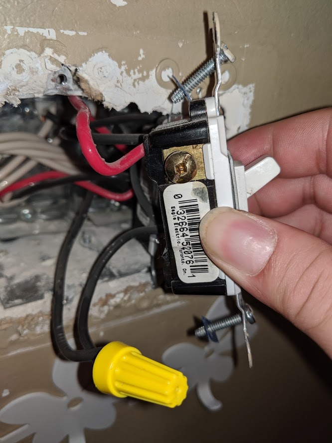 electrical - Removal of light switch. Power only to front light, no