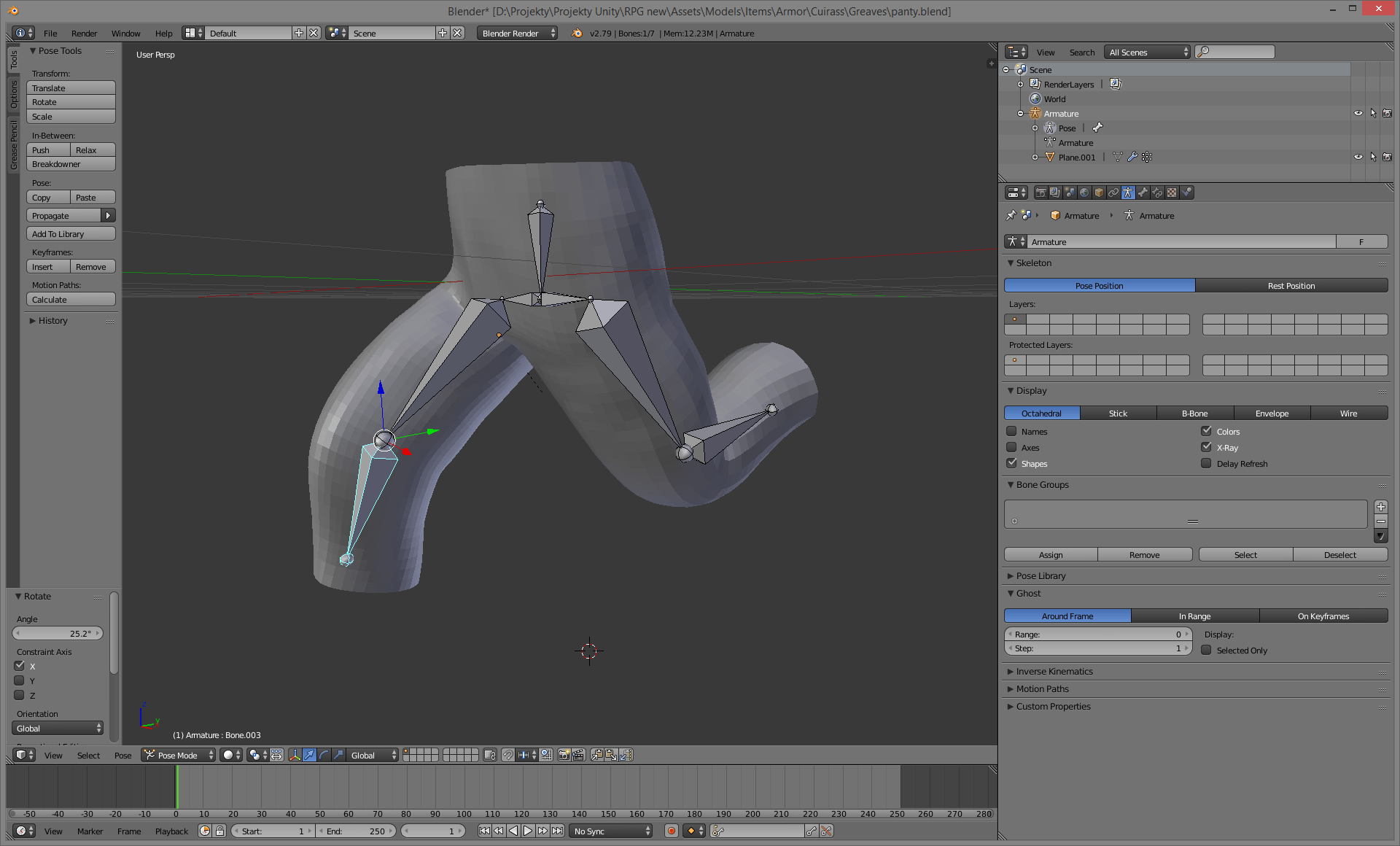 rigging blender bones not work in unity Blender Stack Exchange