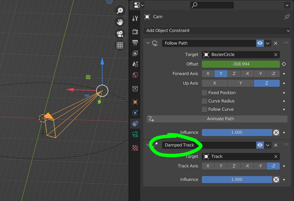animation - How to rotate camera with constraint? - Blender Stack Exchange