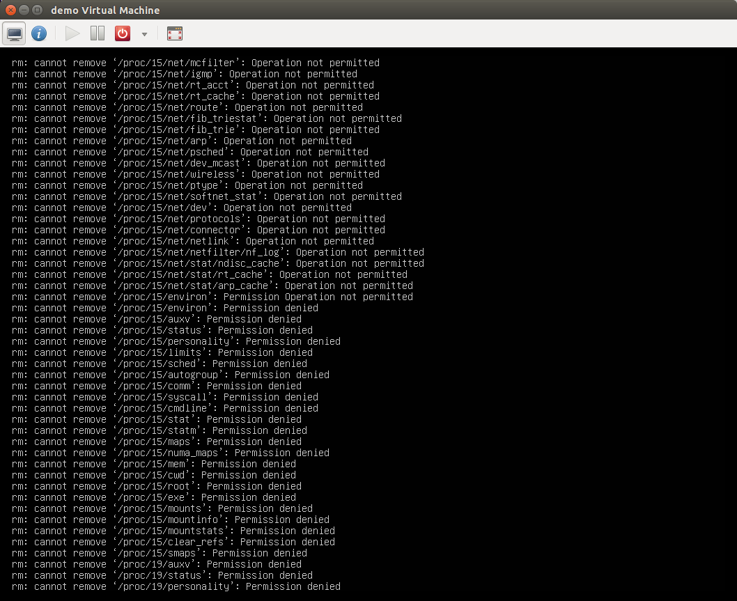 kernel - How is &lsquo;rm -rf /&rsquo; able to delete all files in the system 