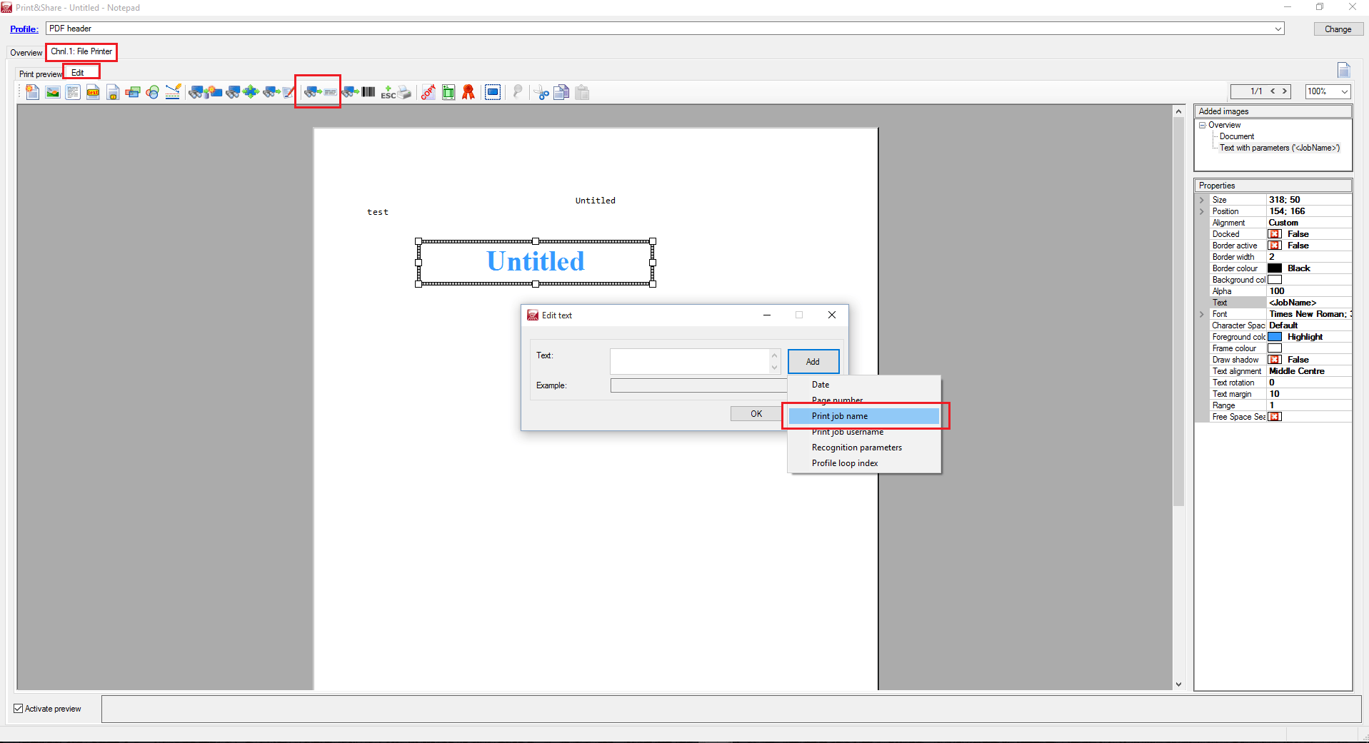 Is It Possible To Automatically Print Filename In A Pdf File How To