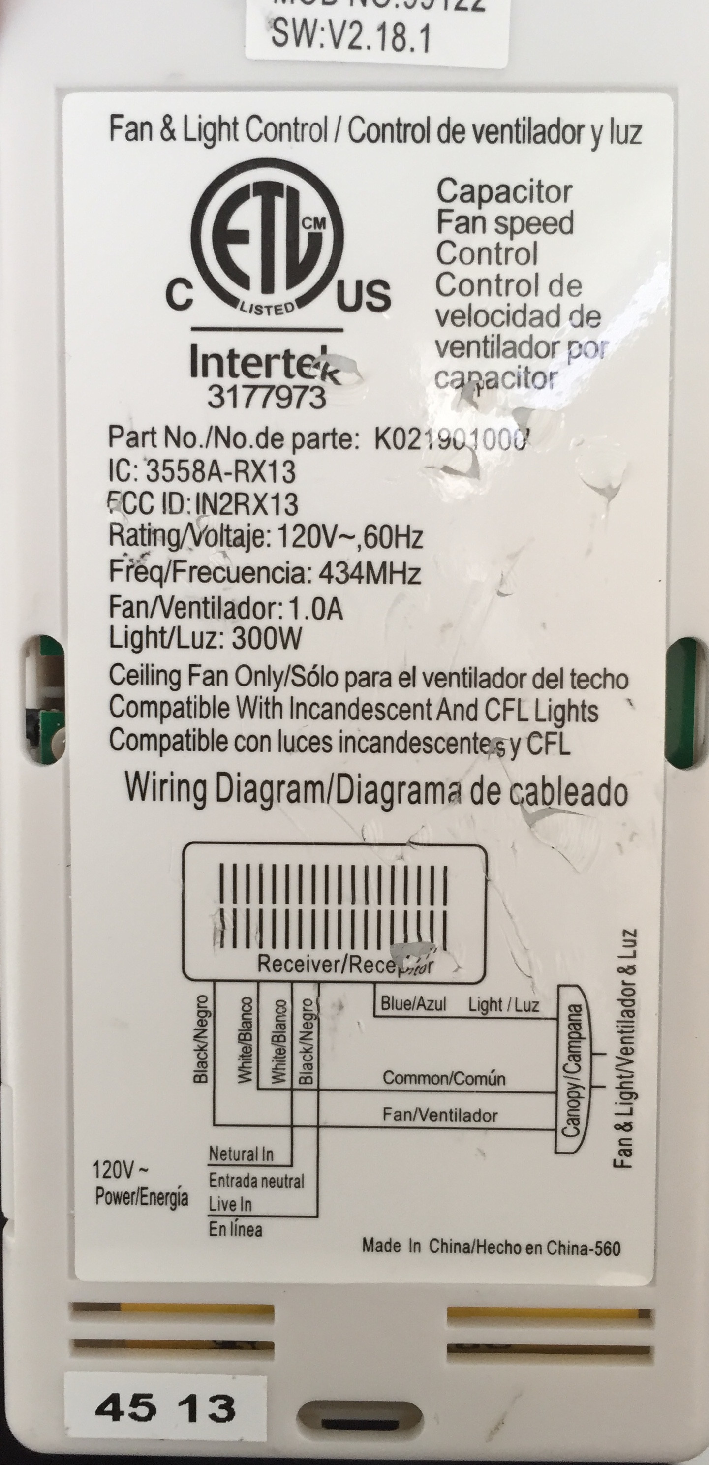 Help Wiring Ceiling Fan With Dimmer Switch - Home Improvement Stack