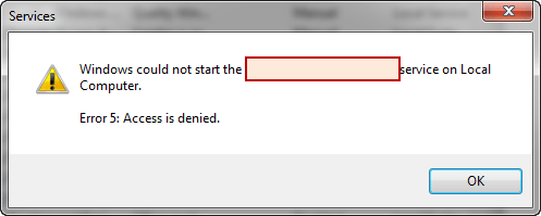 c# - Error 5 : Access Denied when starting windows service - Stack 