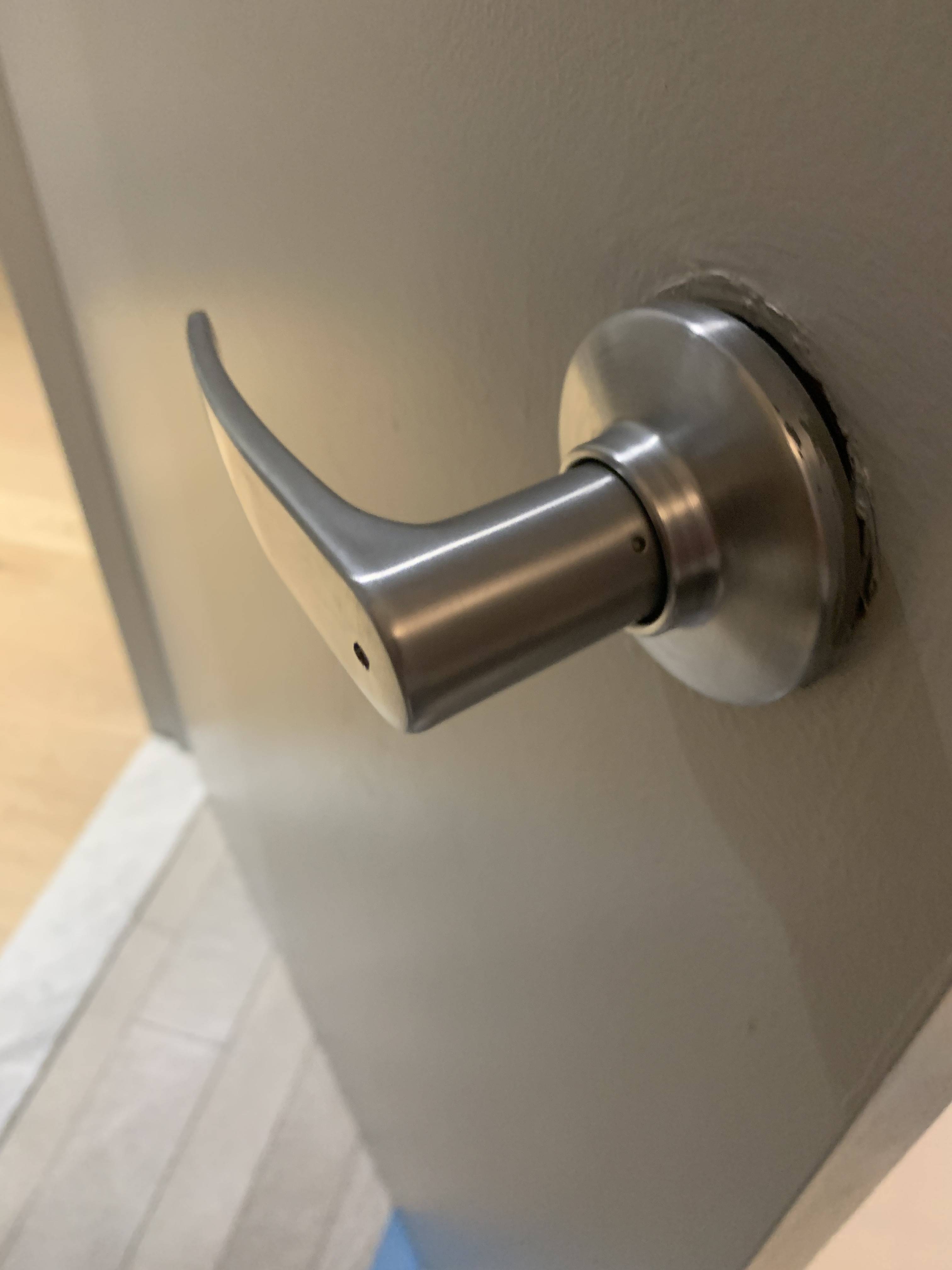 doorknob Can’t remove Schlage door handles Home Improvement Stack