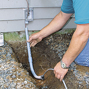 Installing Outdoor Electrical Wiring How To Install An Outdoor Outlet