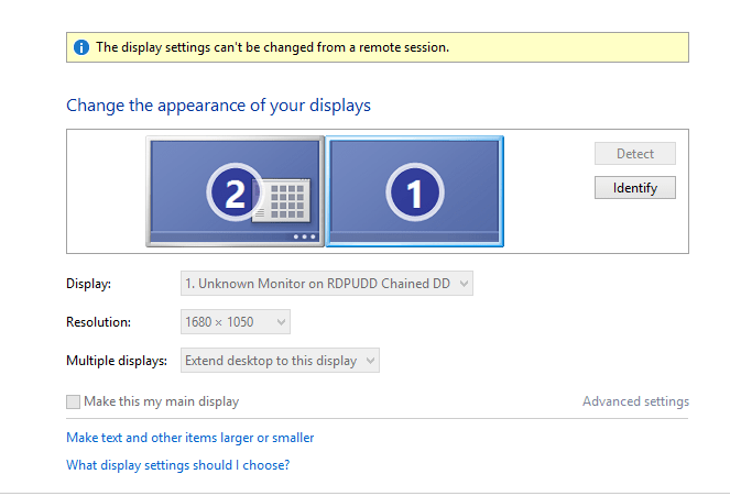 windows - How can I swap primary and secondary display during an 