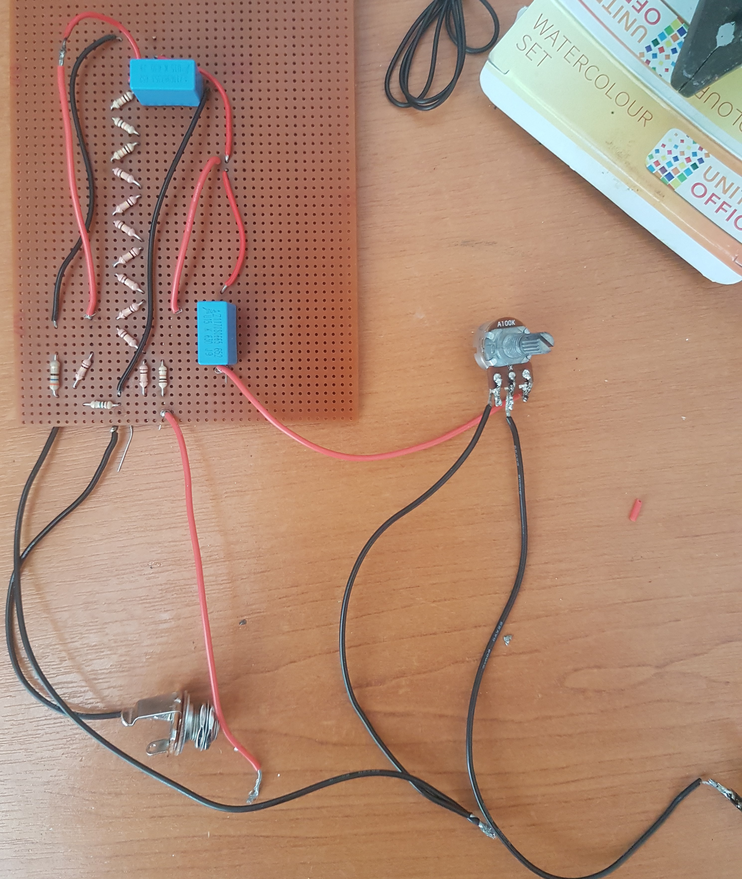 audio - EHX LPB1 circuit not working - Electrical Engineering Stack