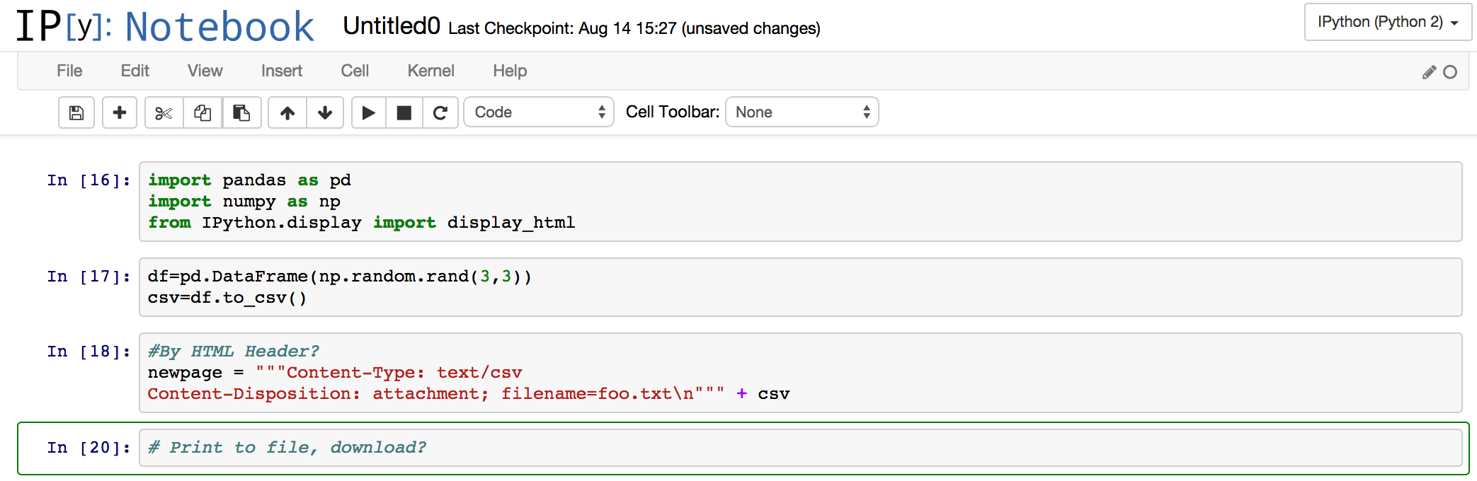 python - Trigger File Download within iPython Notebook - Stack 