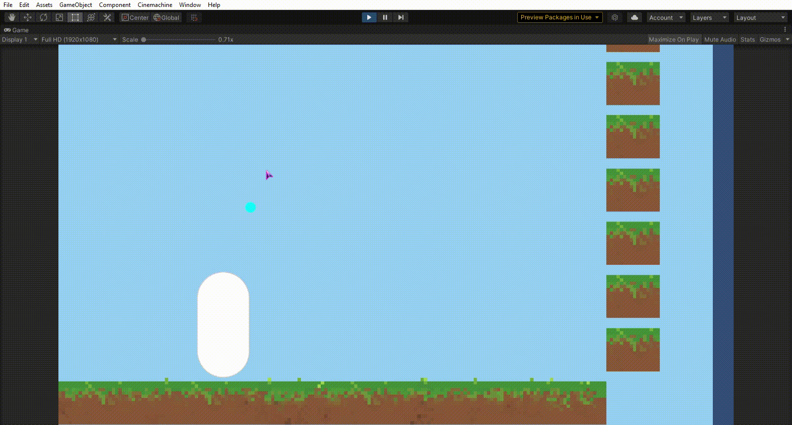 c When throwing an object, it only goes right Stack Overflow