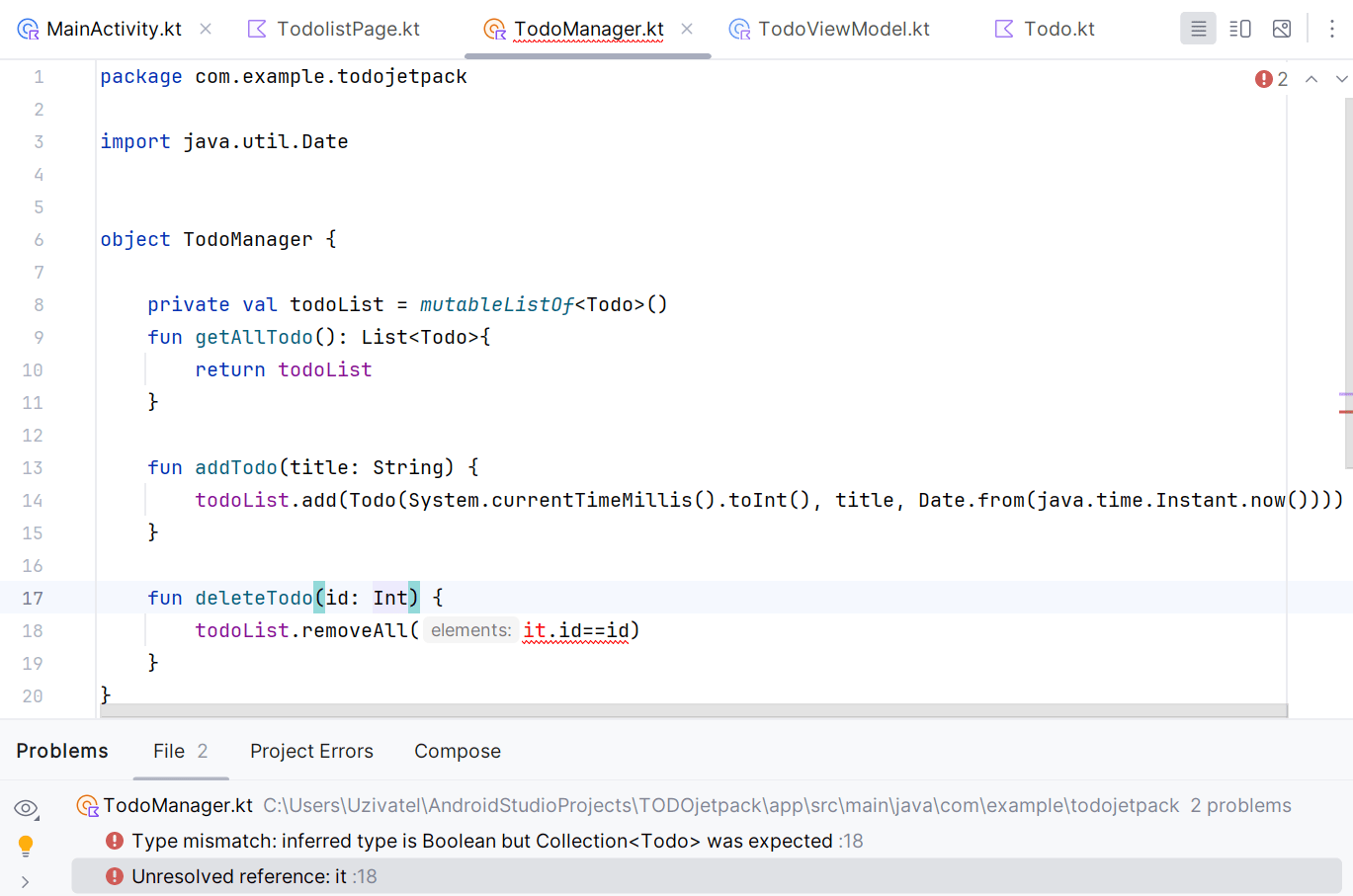 android Unresolved reference it in kotlin Stack Overflow