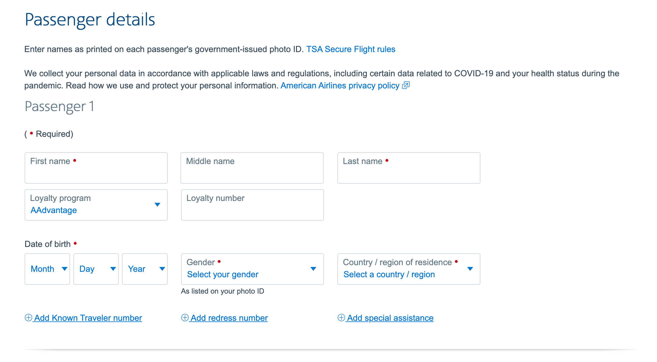 air travel What does "country of residence" mean in flight