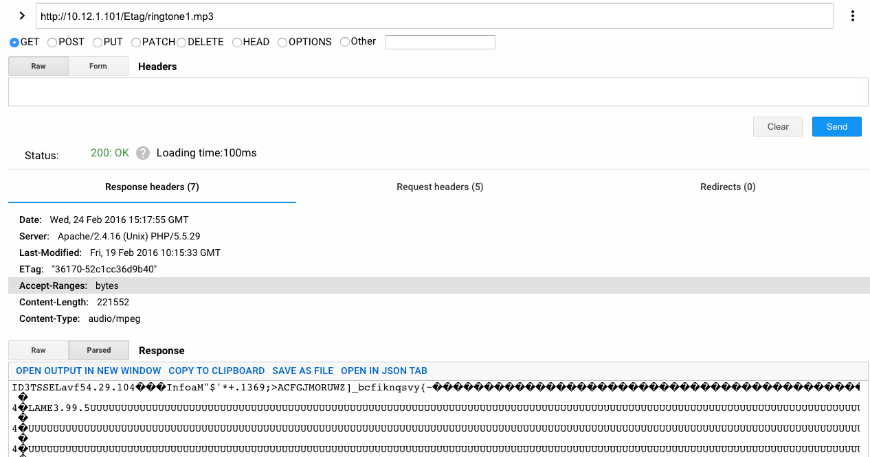 ios ETag and IfNoneMatch HTTP Headers are not working Stack Overflow