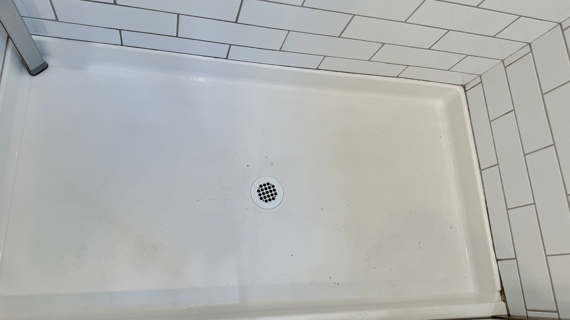 Tile grout in shower floor pan Home Improvement Stack Exchange