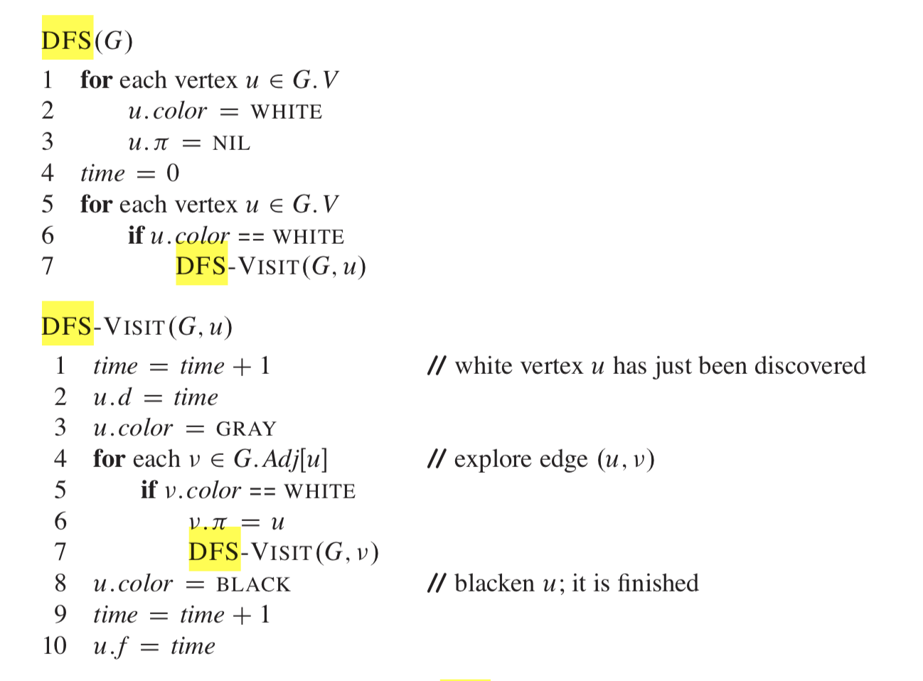 algorithm Modifying Depth First Search Stack Overflow
