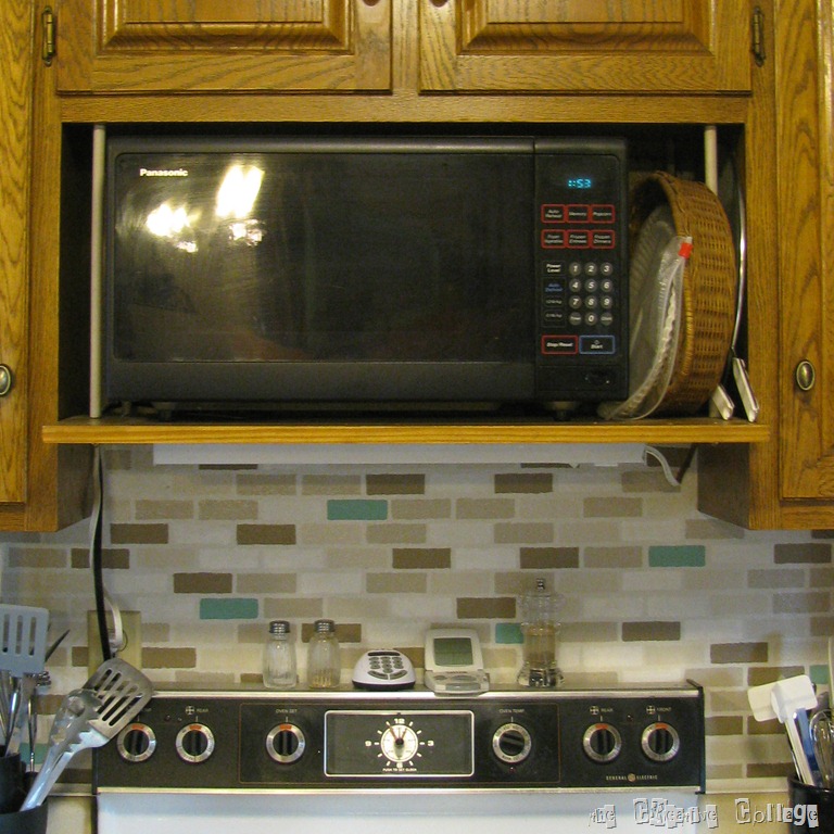 kitchens How to place an OTR microwave next to a wall Home