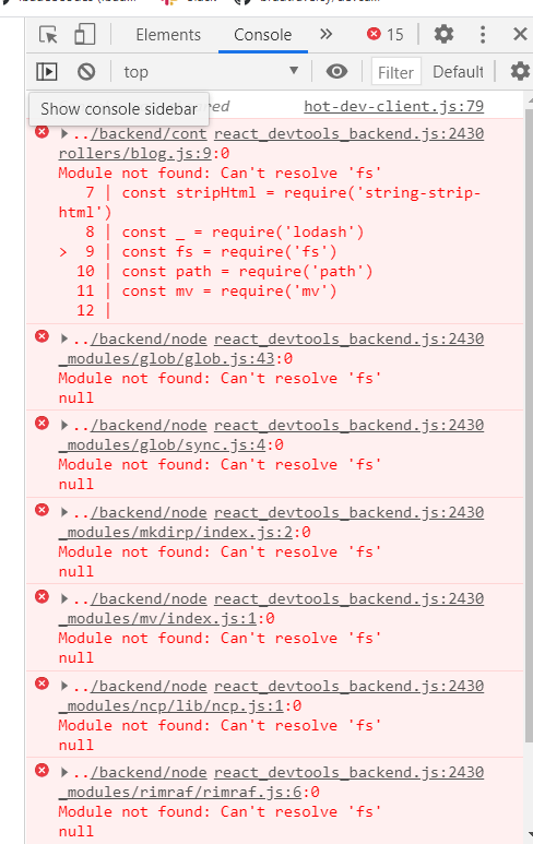 node.js - Module not found: Can&rsquo;t resolve &lsquo;fs&rsquo; in Next.js 