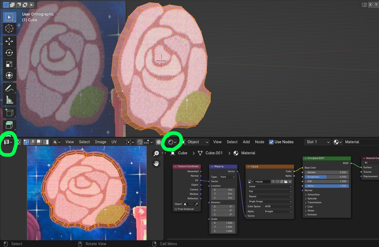 customization How to make a custom shape rug? Blender Stack Exchange