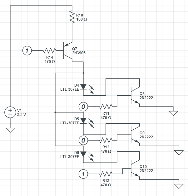 bjt Learning Multiplexing with LEDs, transistor switching speeds Electrical Engineering
