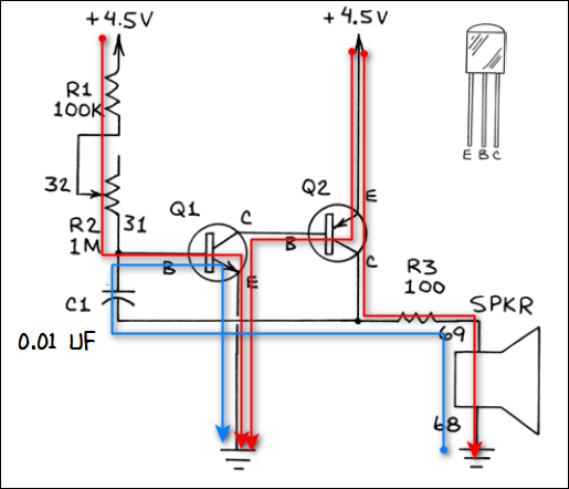 transistors - Circuit analysis needed for capacitor discharge