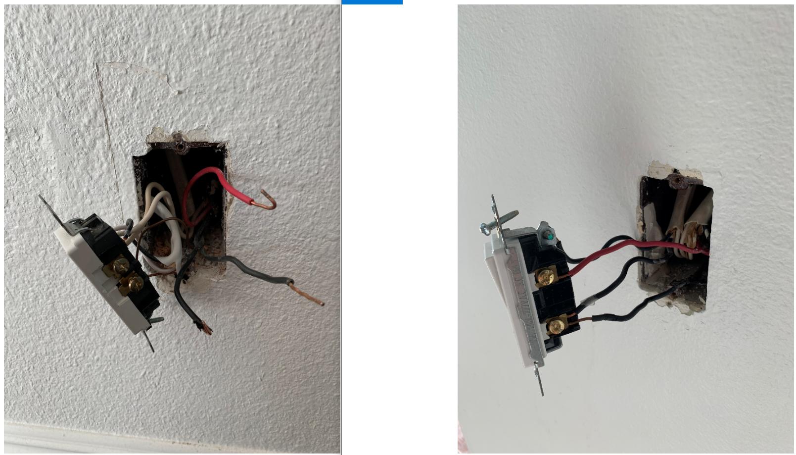 switch Why disconnecting one outlet kills power in other outlets