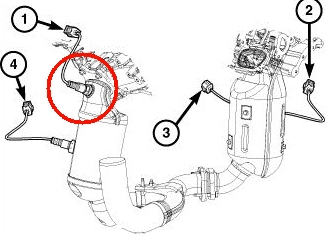 dodge - O2 sensors located - Motor Vehicle Maintenance & Repair Stack