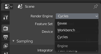 How to set render engine in blender? - Blender Stack Exchange