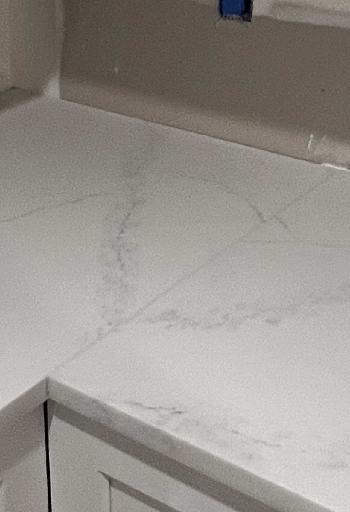 kitchen counters Should I be able to see the seam on an Lshaped Quartz countertop? Home