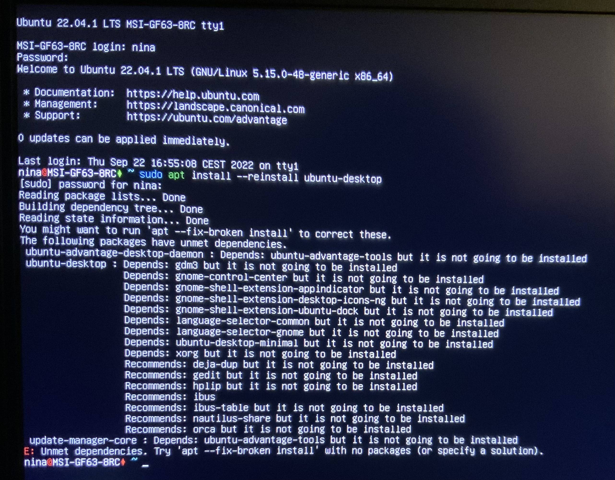 apt E Subprocess /sur/bin/dpkg returned an error code (1) Ask Ubuntu