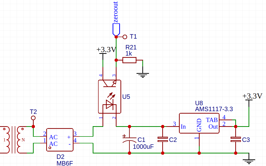 opto isolator Zero crossing detector inconsistency Electrical