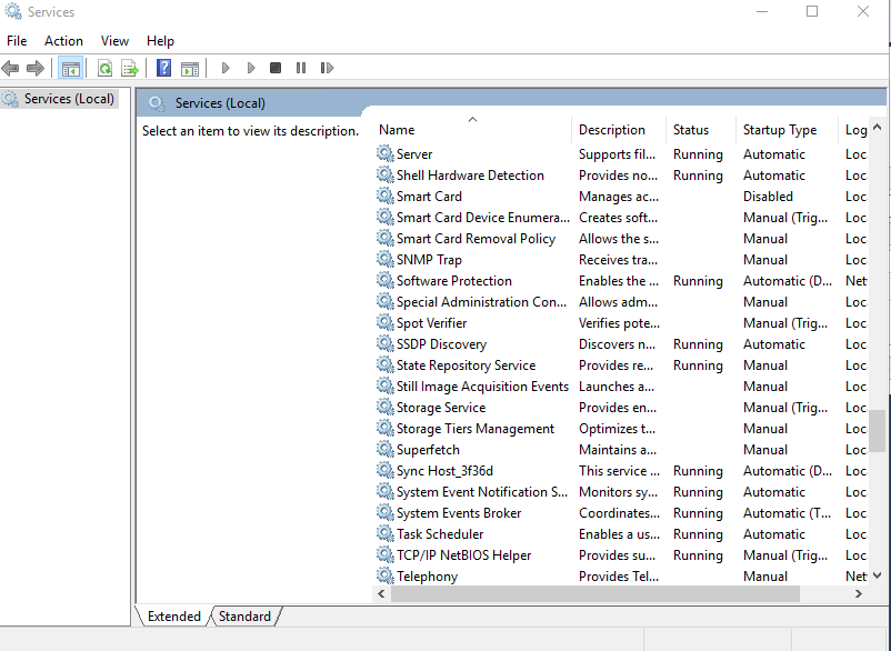 SQL Server Management can't find Local Server on fresh install