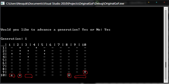 c++ - Weird symbols, text, and actual characters disappearing 