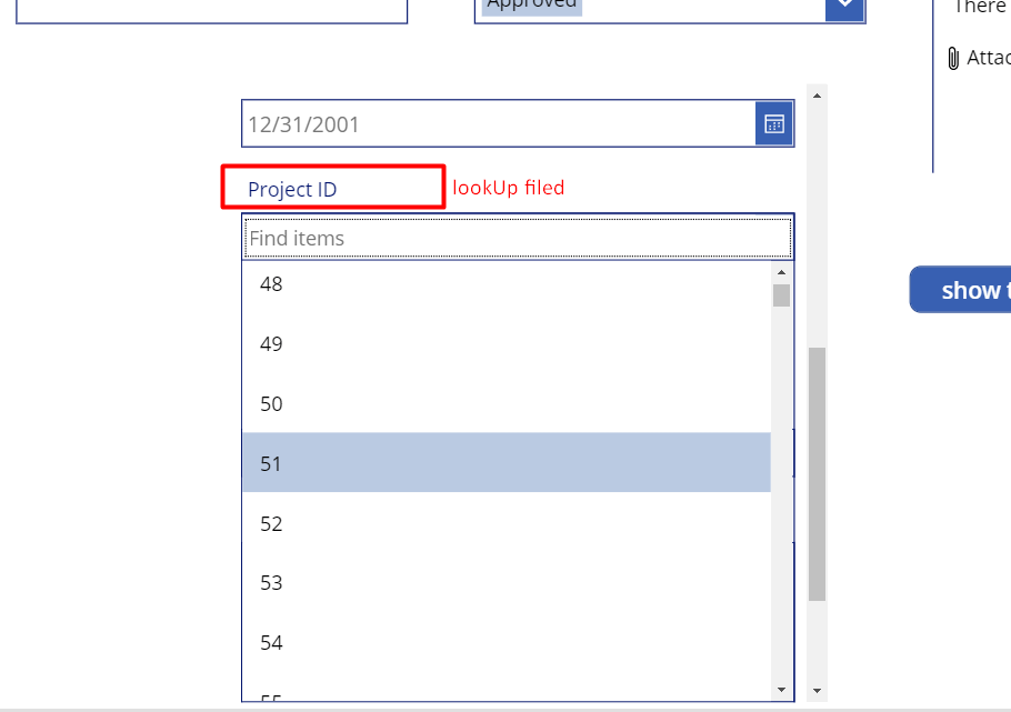 powerapps set default value on a lookup field of Sharepoint list