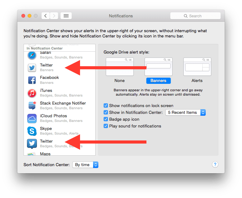 macos - Remove uninstalled applications from the Notifications 