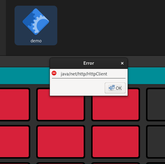 kotlin Error after compile and run Stack