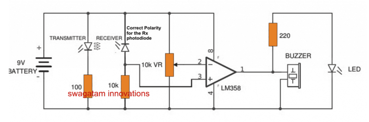 led - Why is my infrared transmitter/receiver circuit not working