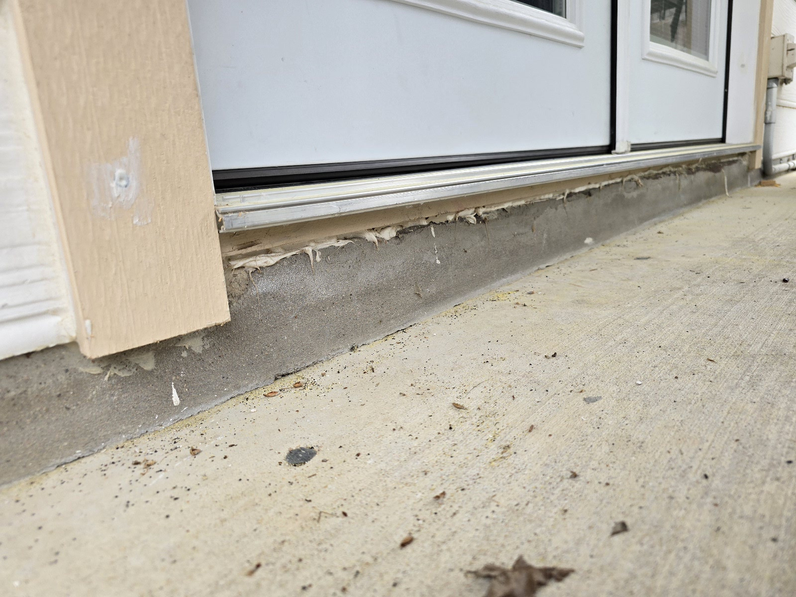 doors - How can I support a flexing exterior threshold? - Home