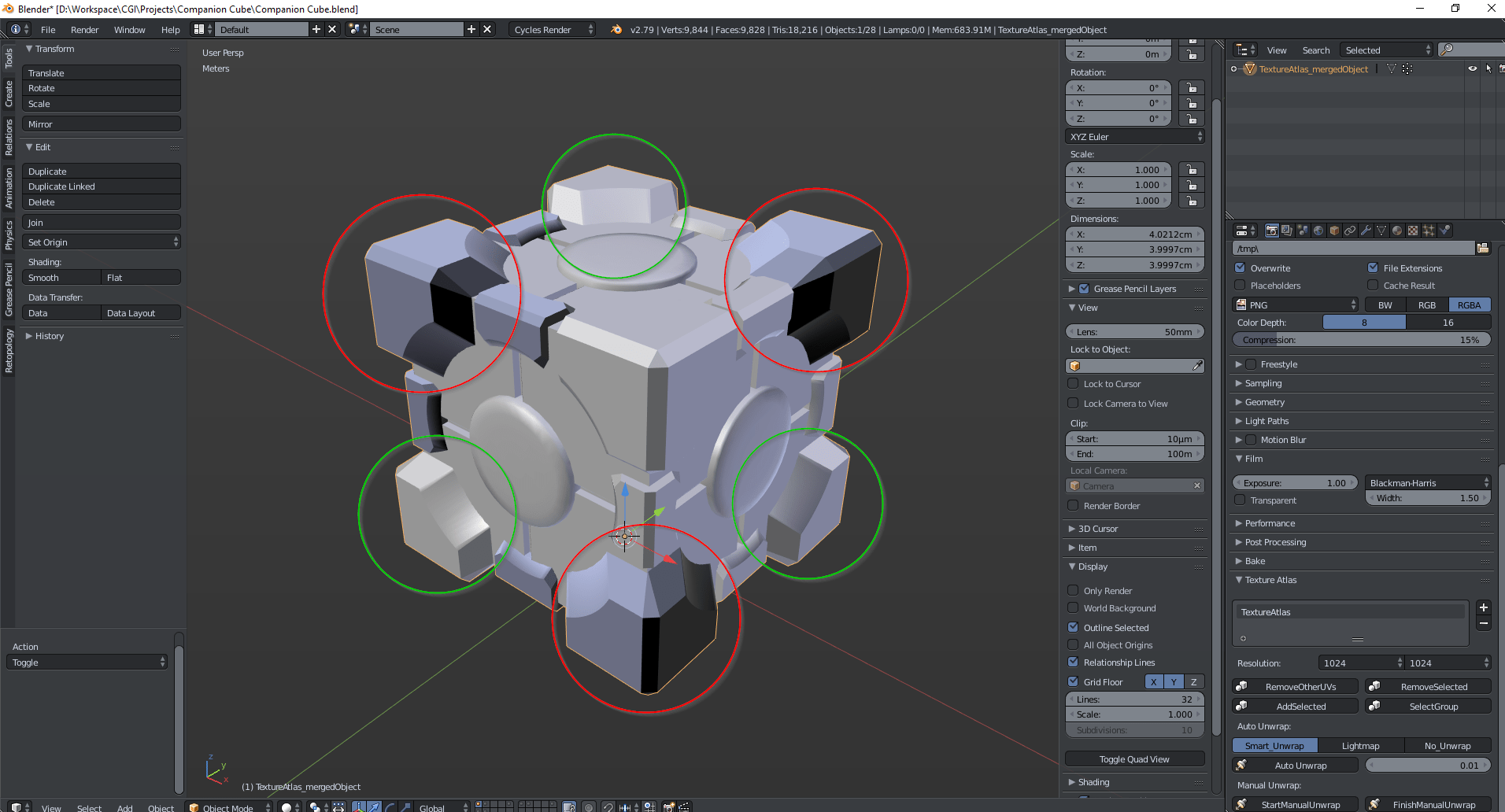 add on TextureAtlas flips normals on half of the deep linked